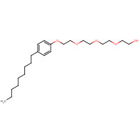 7311-27-5 2-[2-[2-[2-(4-nonylphenoxy)ethoxy]ethoxy]ethoxy]ethanol chemical structure