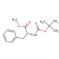 77119-84-7 methyl (2R)-2-[(2-methylpropan-2-yl)oxycarbonylamino]-3-phenylpropanoate chemical structure