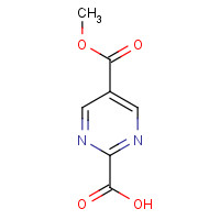 115600-17-4 5-methoxycarbonylpyrimidine-2-carboxylic acid chemical structure