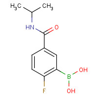 874289-49-3 [2-fluoro-5-(propan-2-ylcarbamoyl)phenyl]boronic acid chemical structure