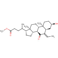 863239-59-2 (EZ)-3-hydroxy-6-ethylidene-7-keto-5-cholan-24-oic acid methyl ester chemical structure