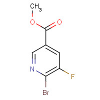 1214336-88-5 methyl 6-bromo-5-fluoropyridine-3-carboxylate chemical structure