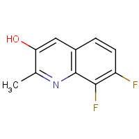 1314012-50-4 7,8-difluoro-2-methylquinolin-3-ol chemical structure