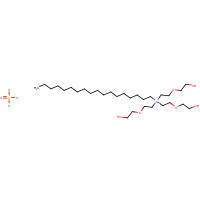 58069-11-7 tris[2-(2-hydroxyethoxy)ethyl]-octadecylazanium;phosphate chemical structure