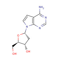 60129-59-1 7-DEAZA-2'-DEOXYADENOSINE chemical structure