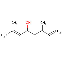 14434-41-4 2-methyl-6-methylideneocta-2,7-dien-4-ol chemical structure