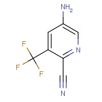 573762-62-6 5-amino-3-(trifluoromethyl)pyridine-2-carbonitrile chemical structure