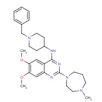 935693-62-2 N-(1-benzylpiperidin-4-yl)-6,7-dimethoxy-2-(4-methyl-1,4-diazepan-1-yl)quinazolin-4-amine chemical structure