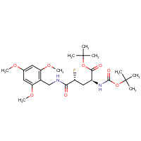 1262523-70-5 (2S,4R)-tert-butyl 2-((tert-butoxycarbonyl)amino)-4-fluoro-5-oxo-5-((2,4,6-trimethoxybenzyl)amino)pentanoate chemical structure