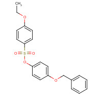 1707147-16-7 (4-phenylmethoxyphenyl) 4-ethoxybenzenesulfonate chemical structure