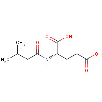 80154-63-8 (2S)-2-(3-methylbutanoylamino)pentanedioic acid chemical structure