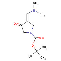 157327-42-9 tert-butyl (3E)-3-(dimethylaminomethylidene)-4-oxopyrrolidine-1-carboxylate chemical structure