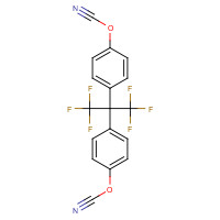 32728-27-1 [4-[2-(4-cyanatophenyl)-1,1,1,3,3,3-hexafluoropropan-2-yl]phenyl] cyanate chemical structure