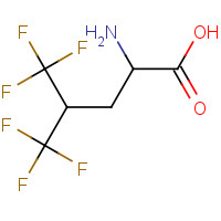 16063-98-2 2-amino-5,5,5-trifluoro-4-(trifluoromethyl)pentanoic acid chemical structure