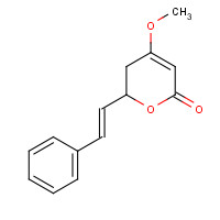 3155-48-4 4-methoxy-2-[(E)-2-phenylethenyl]-2,3-dihydropyran-6-one chemical structure