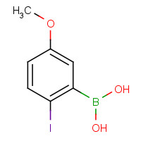 89694-50-8 (2-Iodo-5-methoxyphenyl)boronic acid chemical structure