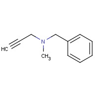 555-57-7 N-benzyl-N-methylprop-2-yn-1-amine chemical structure