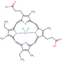 14325-05-4 TIN PROTOPORPHYRIN IX DICHLORIDE chemical structure
