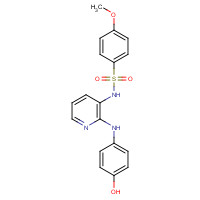 141430-65-1 N-[2-(4-hydroxyanilino)pyridin-3-yl]-4-methoxybenzenesulfonamide chemical structure
