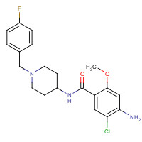 154540-49-5 4-amino-5-chloro-N-[1-[(4-fluorophenyl)methyl]piperidin-4-yl]-2-methoxybenzamide chemical structure