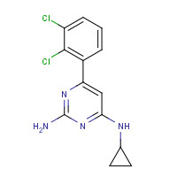 1609960-31-7 4-N-cyclopropyl-6-(2,3-dichlorophenyl)pyrimidine-2,4-diamine chemical structure