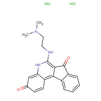 174634-09-4 6-[2-(dimethylamino)ethylamino]-5H-indeno[2,1-c]quinoline-3,7-dione;dihydrochloride chemical structure