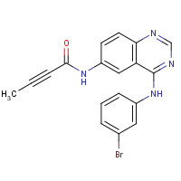 194423-06-8 N-[4-(3-bromoanilino)quinazolin-6-yl]but-2-ynamide chemical structure