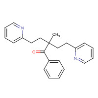 195371-52-9 2-methyl-1-phenyl-4-pyridin-2-yl-2-(2-pyridin-2-ylethyl)butan-1-one chemical structure
