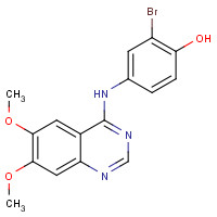 211555-04-3 2-bromo-4-[(6,7-dimethoxyquinazolin-4-yl)amino]phenol chemical structure