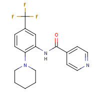 218156-96-8 N-[2-piperidin-1-yl-5-(trifluoromethyl)phenyl]pyridine-4-carboxamide chemical structure