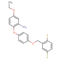 223104-29-8 2-[4-[(2,5-difluorophenyl)methoxy]phenoxy]-5-ethoxyaniline chemical structure