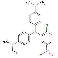 256925-03-8 4-[(2-chloro-5-nitrophenyl)-[4-(dimethylamino)phenyl]methyl]-N,N-dimethylaniline chemical structure