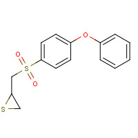 292605-14-2 2-[(4-phenoxyphenyl)sulfonylmethyl]thiirane chemical structure