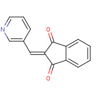 31083-55-3 2-(pyridin-3-ylmethylidene)indene-1,3-dione chemical structure