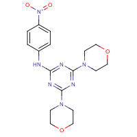 326914-06-1 4,6-dimorpholin-4-yl-N-(4-nitrophenyl)-1,3,5-triazin-2-amine chemical structure