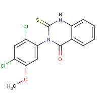 338967-87-6 3-(2,4-dichloro-5-methoxyphenyl)-2-sulfanylidene-1H-quinazolin-4-one chemical structure