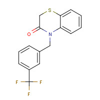 353262-04-1 4-[[3-(trifluoromethyl)phenyl]methyl]-1,4-benzothiazin-3-one chemical structure