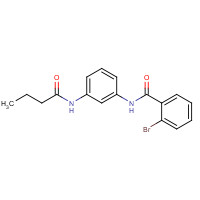 423735-93-7 2-bromo-N-[3-(butanoylamino)phenyl]benzamide chemical structure