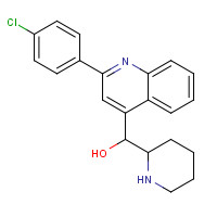 5428-80-8 [2-(4-chlorophenyl)quinolin-4-yl]-piperidin-2-ylmethanol chemical structure