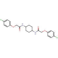 548470-11-7 2-(4-chlorophenoxy)-N-[4-[[2-(4-chlorophenoxy)acetyl]amino]cyclohexyl]acetamide chemical structure