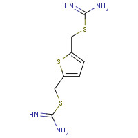 769856-81-7 [5-(carbamimidoylsulfanylmethyl)thiophen-2-yl]methyl carbamimidothioate chemical structure