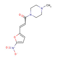 803647-40-7 (E)-1-(4-methylpiperazin-1-yl)-3-(5-nitrofuran-2-yl)prop-2-en-1-one chemical structure