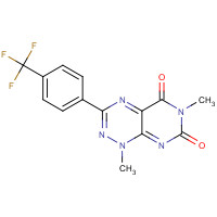 878419-78-4 1,6-dimethyl-3-[4-(trifluoromethyl)phenyl]pyrimido[5,4-e][1,2,4]triazine-5,7-dione chemical structure