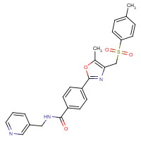 894187-61-2 4-[5-methyl-4-[(4-methylphenyl)sulfonylmethyl]-1,3-oxazol-2-yl]-N-(pyridin-3-ylmethyl)benzamide chemical structure
