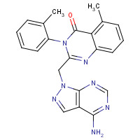 900185-01-5 2-[(4-aminopyrazolo[3,4-d]pyrimidin-1-yl)methyl]-5-methyl-3-(2-methylphenyl)quinazolin-4-one chemical structure