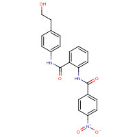 1253452-78-6 N-[4-(2-hydroxyethyl)phenyl]-2-[(4-nitrobenzoyl)amino]benzamide chemical structure