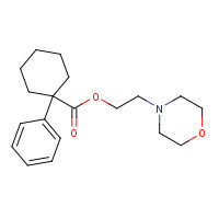 138847-85-5 2-morpholin-4-ylethyl 1-phenylcyclohexane-1-carboxylate chemical structure