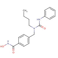 1403783-31-2 4-[[butyl(phenylcarbamoyl)amino]methyl]-N-hydroxybenzamide chemical structure