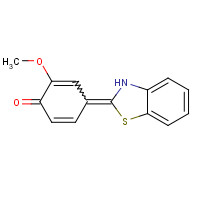 36341-25-0 4-(3H-1,3-benzothiazol-2-ylidene)-2-methoxycyclohexa-2,5-dien-1-one chemical structure