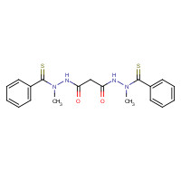 488832-69-5 1-N&apos;,3-N&apos;-bis(benzenecarbonothioyl)-1-N&apos;,3-N&apos;-dimethylpropanedihydrazide chemical structure